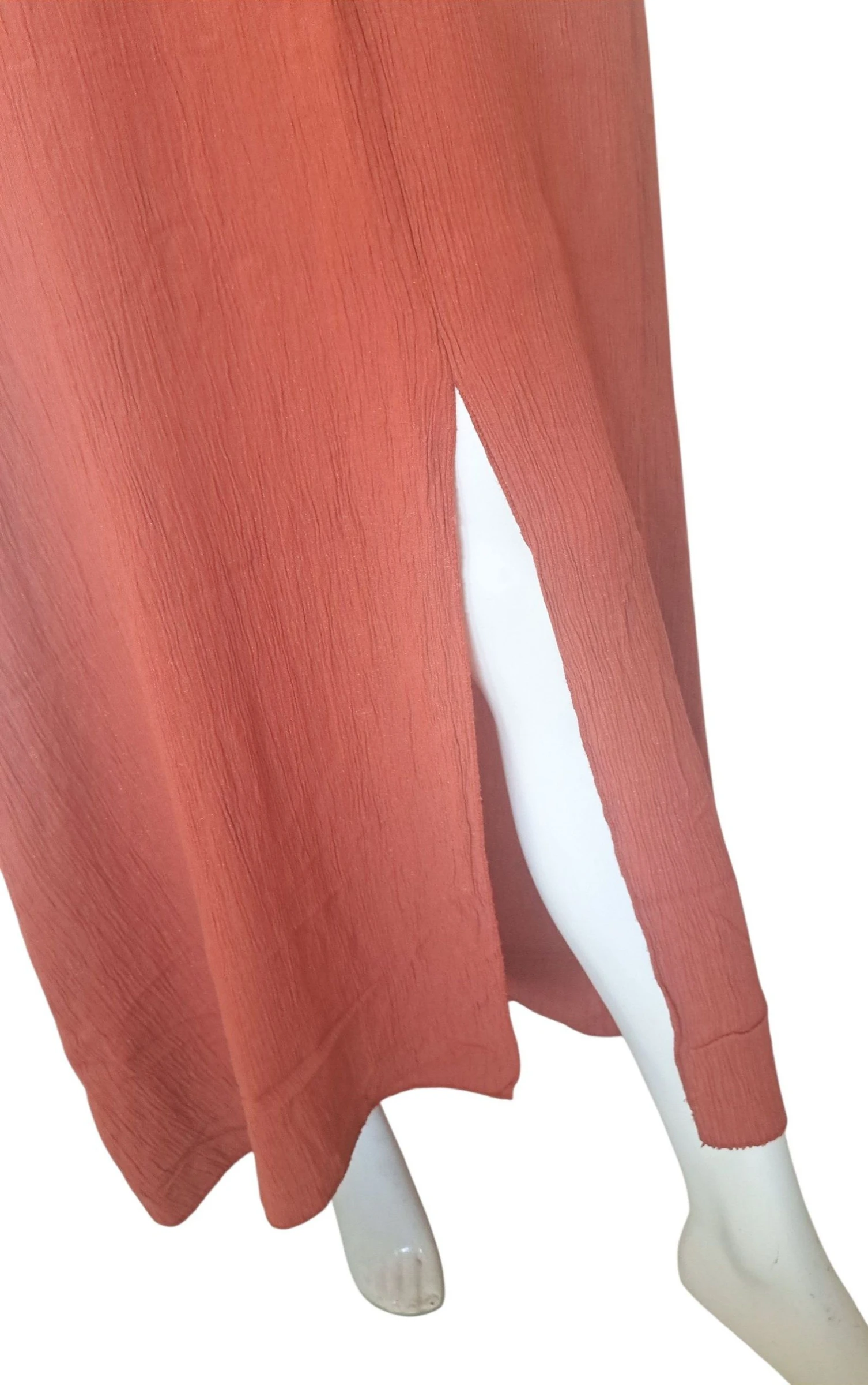 Oversized Terracotta Dress • Adjustable Belt • Pockets • One Size • Timeless Minimal Style – photo 6